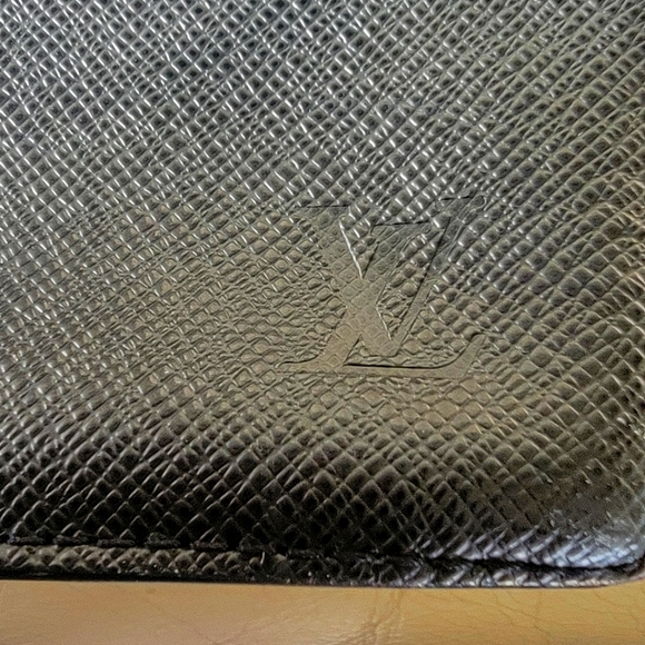 Louis Vuitton Angara Ardoise Taiga MB1023 Business Bag Leather - Picture 8 of 10